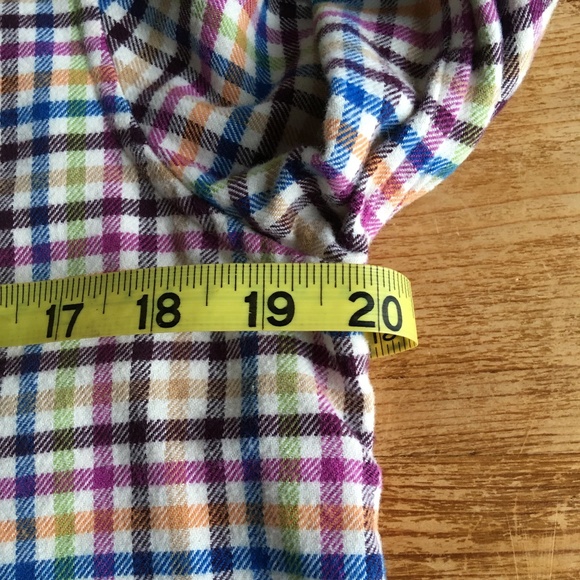 Lands' End Flannel Shirt SP - Picture 7 of 9